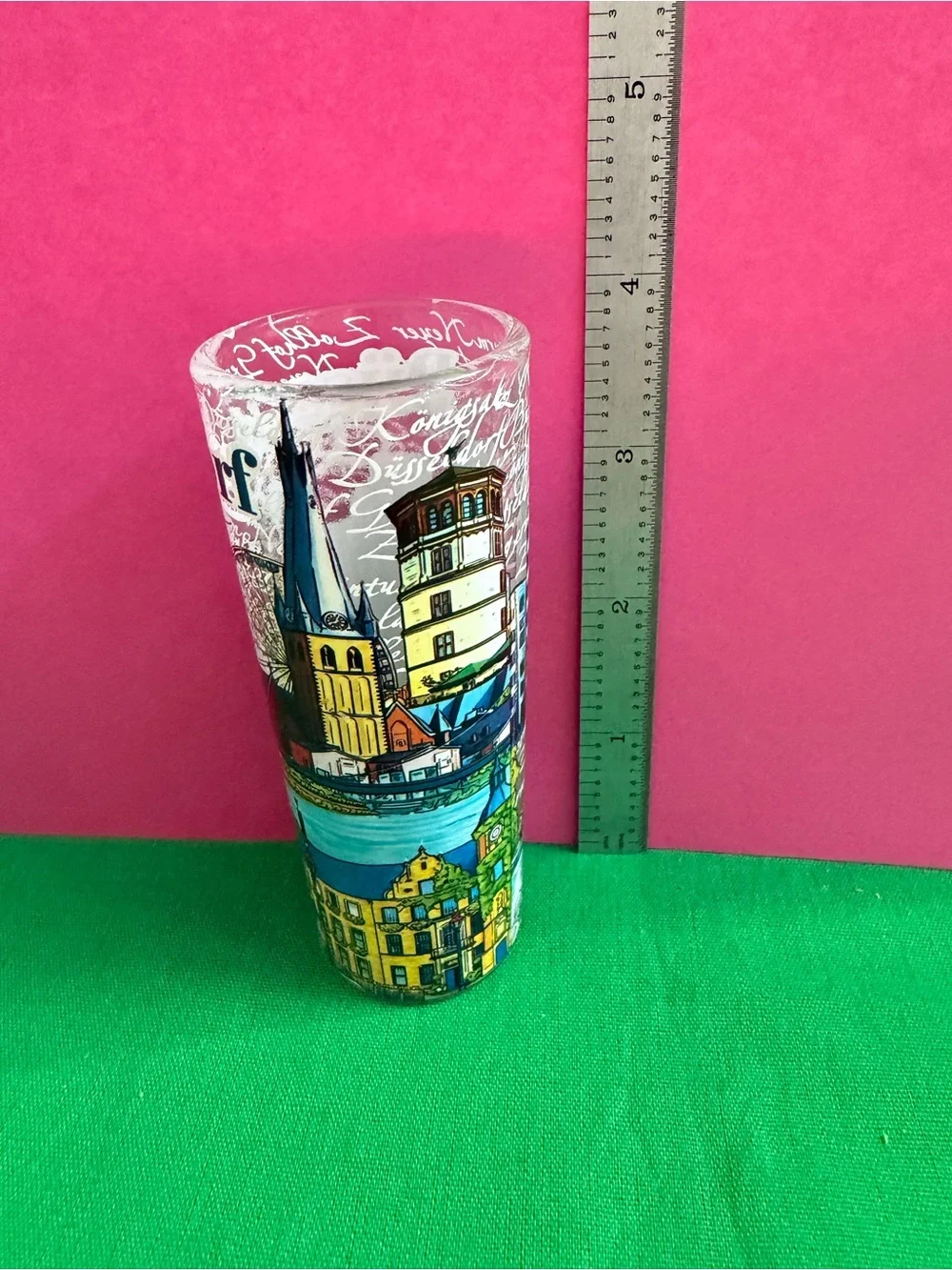Dusseldorf Souvenir shot glass - Multicolor